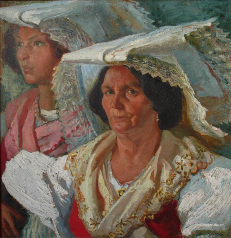 ESCALANTE, Juan Antonio Frias y portrait of pacchiana china oil painting image